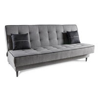 SOFA Grau Bonito Gepolstert - Grau, Naturmaterialien/Textil (199/91/91cm) - Sepro Meble
