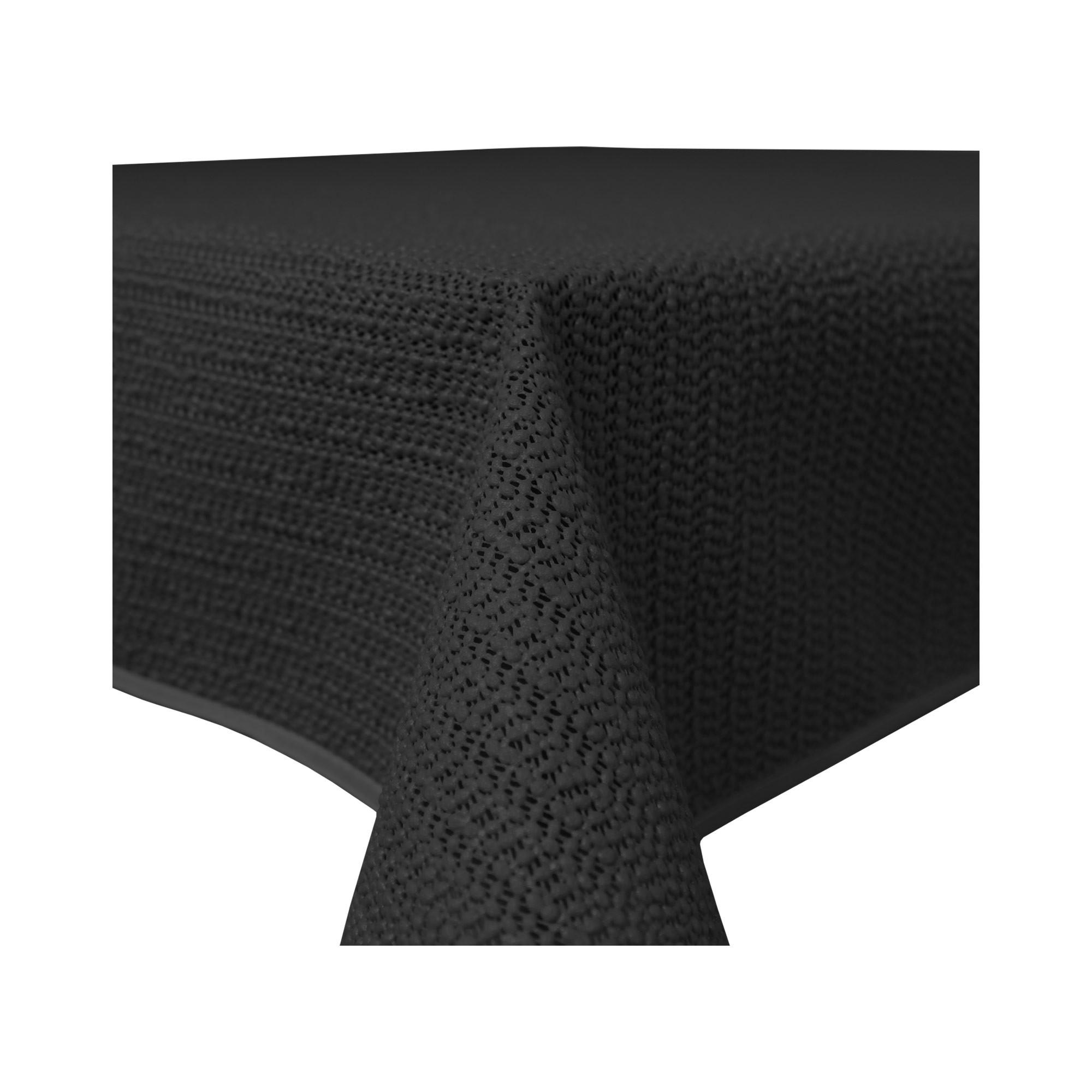 TISCHDECKE Outdoor rechteckig 110/140 cm Schwarz - Schwarz, Kunststoff (110/140cm) - TiborTex