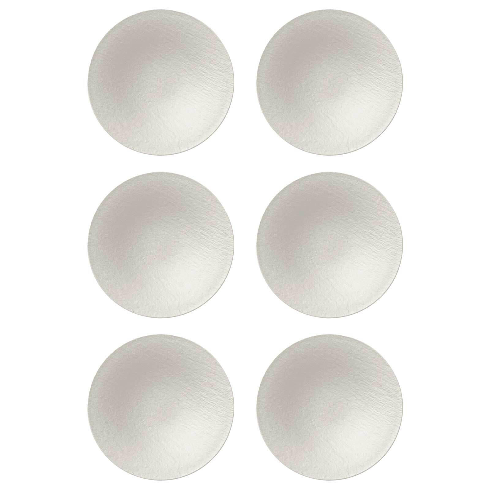 SCHALE Manufacture Rock weiß Ø 29 cm 6er Set - Weiß, Keramik (28.5cm) - Villeroy & Boch