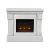 ELEKTROKAMIN Weiß - Creme, Holzwerkstoff (39.4/108/108cm) - Teamson Home
