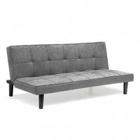2-SITZER Sofabett Giada - Hellgrau - Grau, Textil (179/76/91cm) - Pasmara