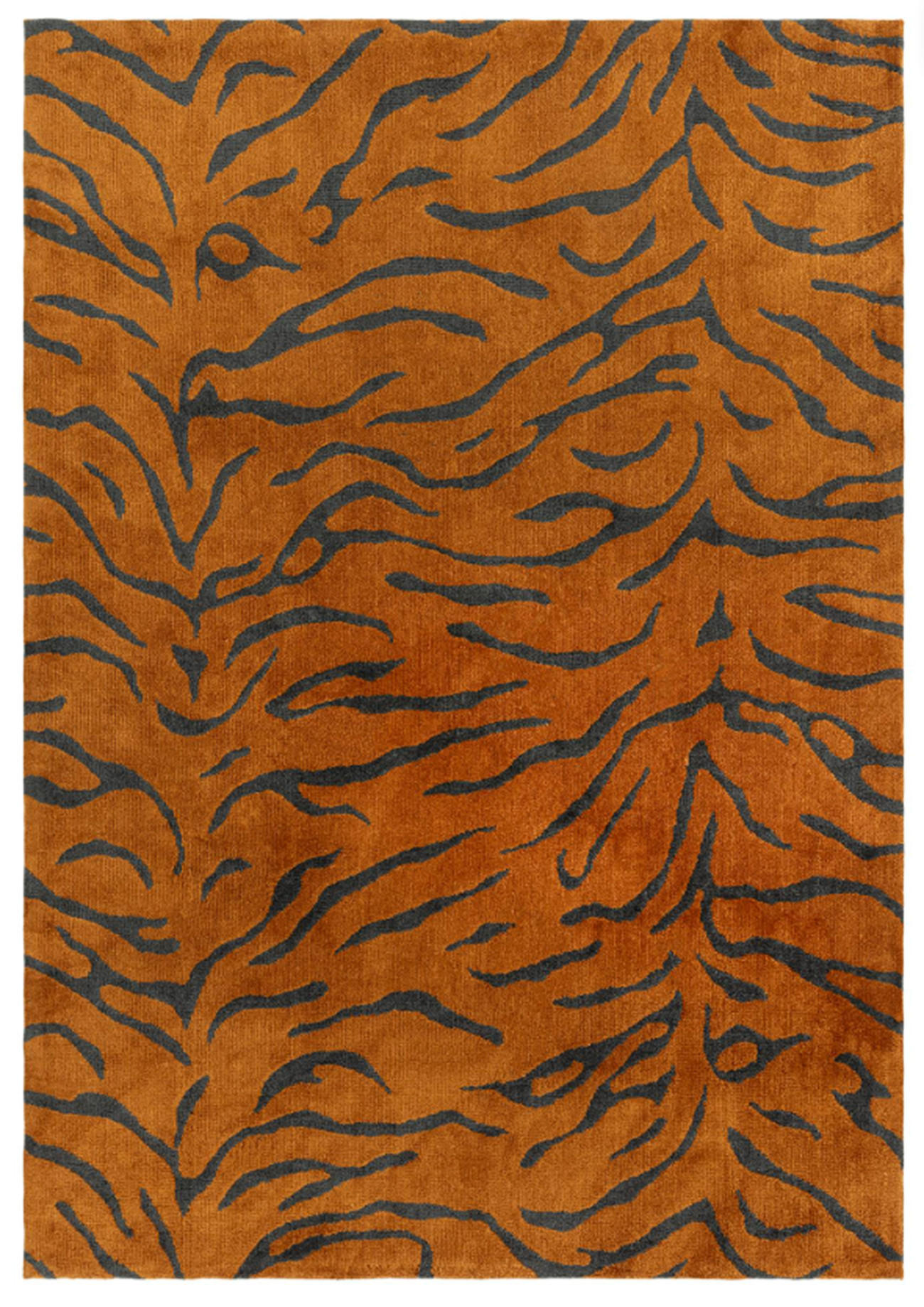 TEPPICH modern Flachgewebe SAVAGE Orange 160 x 230 cm - Orange, Textil (160/230cm) - Novatrend