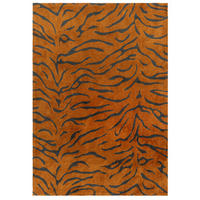 TEPPICH modern Flachgewebe SAVAGE Orange 160 x 230 cm - Orange, Textil (160/230cm) - Novatrend
