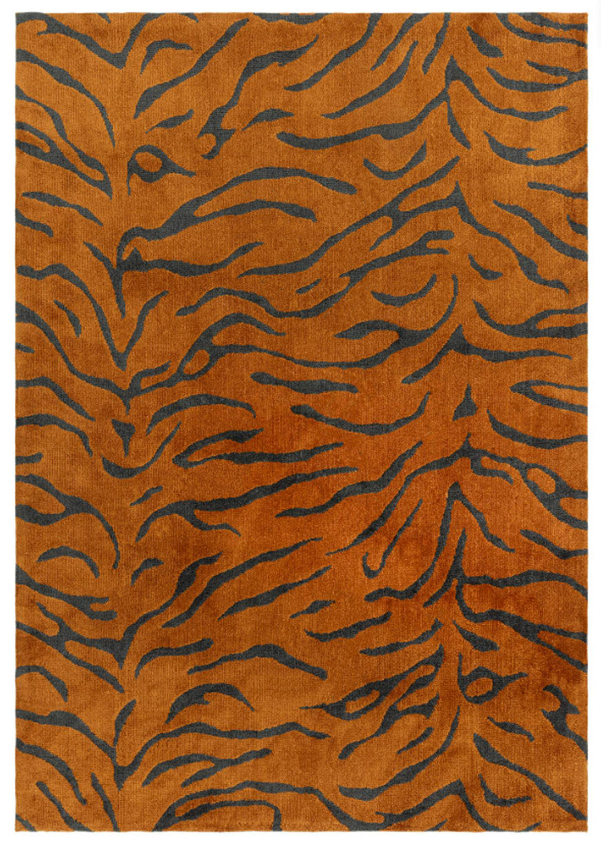 TEPPICH modern Flachgewebe SAVAGE Orange 160 x 230 cm - Orange, Textil (160/230cm) - Novatrend