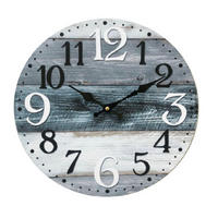 WANDUHR Grau 4/34/34 cm - Grau, Holzwerkstoff (4/34/34cm) - Mobili Rebecca