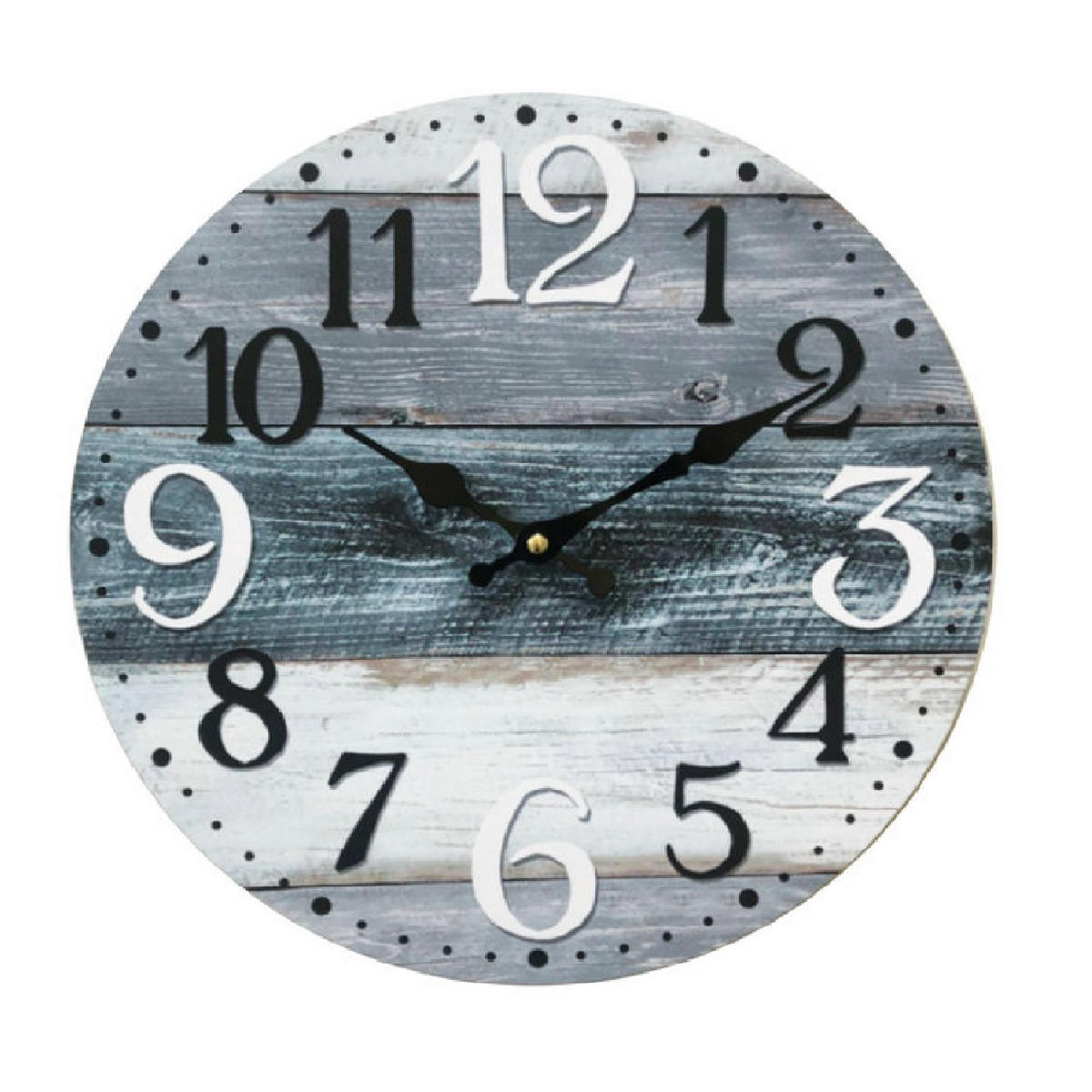 WANDUHR Grau 4/34/34 cm - Grau, Holzwerkstoff (4/34/34cm) - Mobili Rebecca