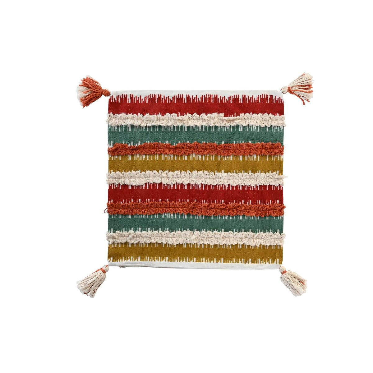 KISSENBEZUG Streifen Bunt (50 x 1 x 50 cm) - Multicolor, Textil (50/50cm) - DKD Home Decor
