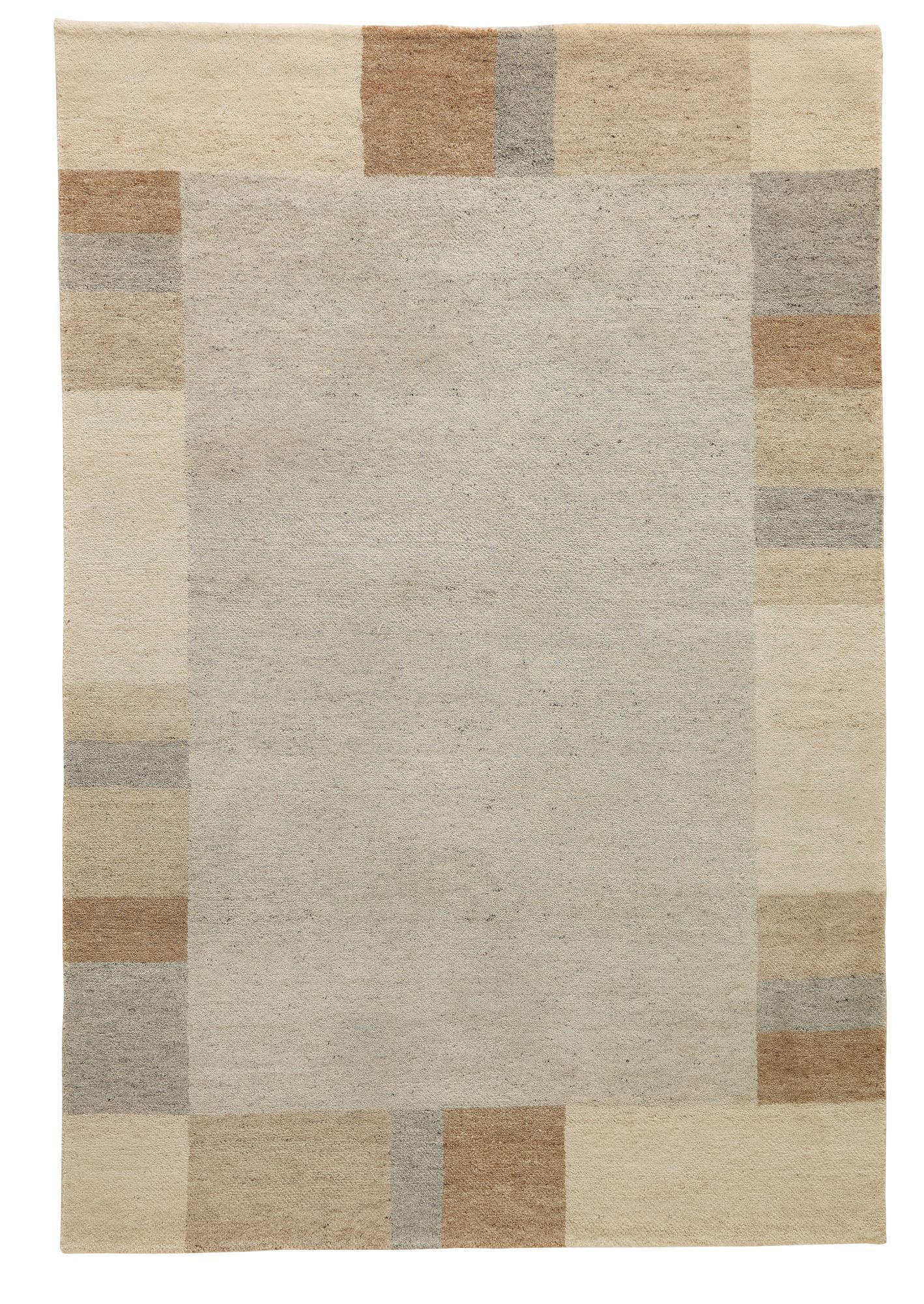 WOLLTEPPICH Terra 70x140 cm - Grau, Textil (70/140cm) - Natur Pur