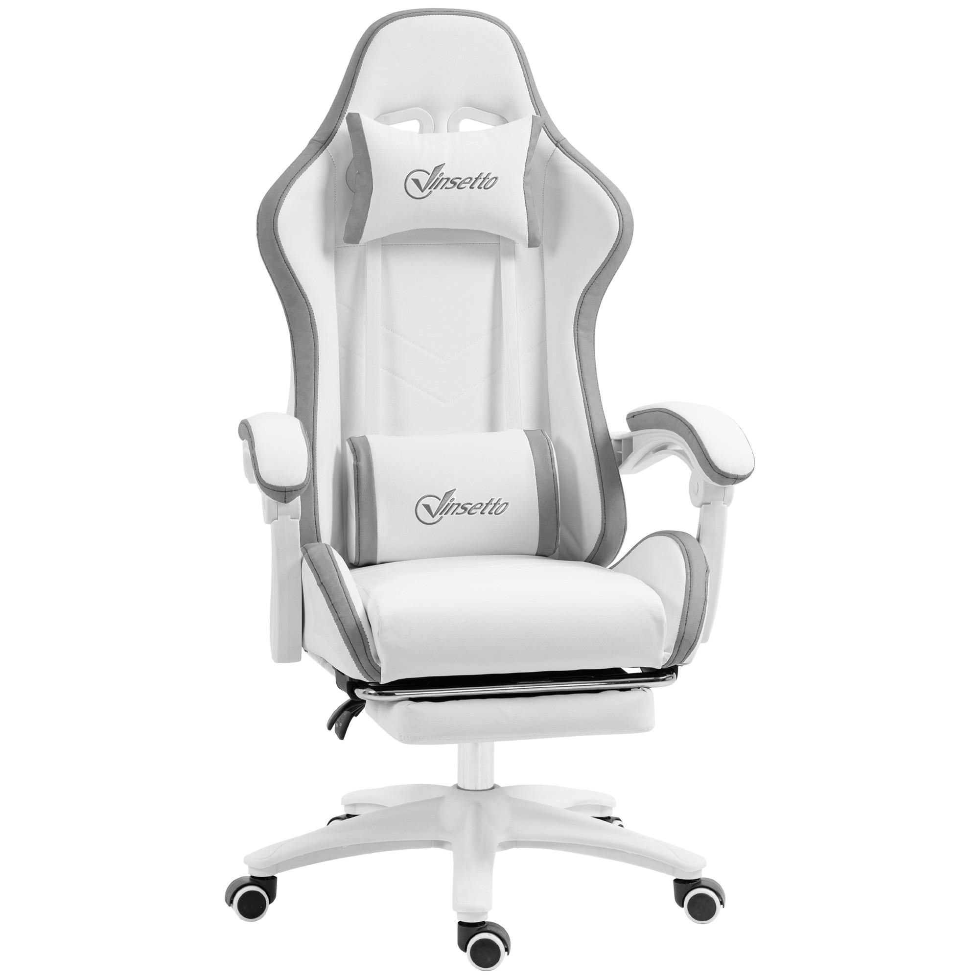 ComfortXL Gamingstuhl Weiß 65x129x65 cm