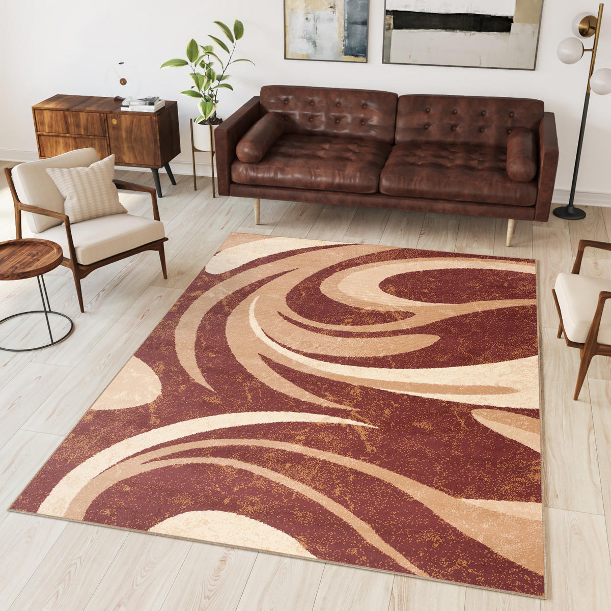 TEPPICH DREAM Braun 220/300 cm - Braun, Textil (220/300cm) - Tapiso