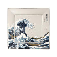 KÜNSTLERSCHALE Katsushika Hokusai - Die große Welle, New Bone China, Bunt, 30 cm - Multicolor, Keramik (3.5cm) - Goebel