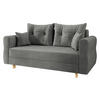SCHLAFSOFA Zako 2 - Naturfarben/Grau, Holz/Textil (167/85/77cm) - MIRJAN24