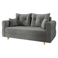 SCHLAFSOFA Zako 2 - Naturfarben/Grau, Holz/Textil (167/85/77cm) - MIRJAN24