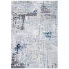 WEBTEPPICH Grace Blau - Blau, Textil (160/230cm) - Kukoon Rugs