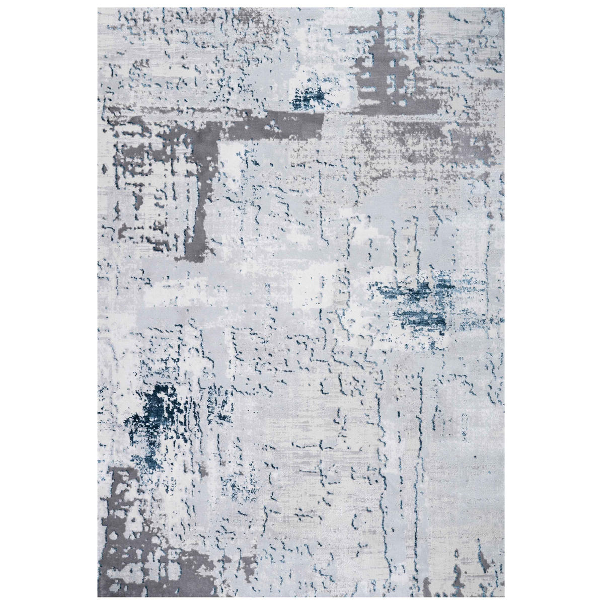 WEBTEPPICH Grace Blau - Blau, Textil (160/230cm) - Kukoon Rugs