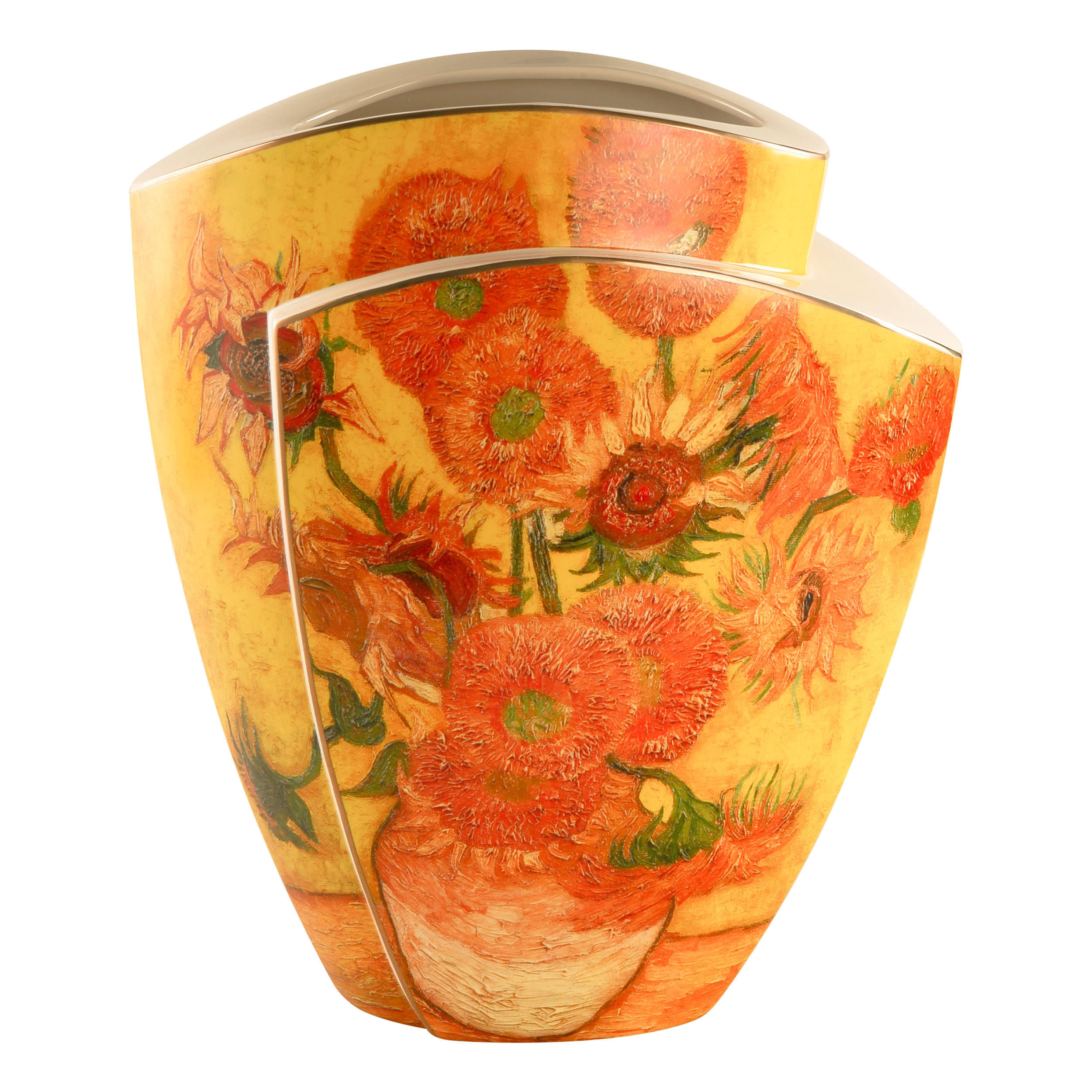 VASE Vincent van Gogh - Sonnenblumen, Porzellan, Bunt, 43 cm - Multicolor, Keramik (43cm) - Goebel