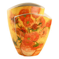 VASE Vincent van Gogh - Sonnenblumen, Porzellan, Bunt, 43 cm - Multicolor, Keramik (43cm) - Goebel