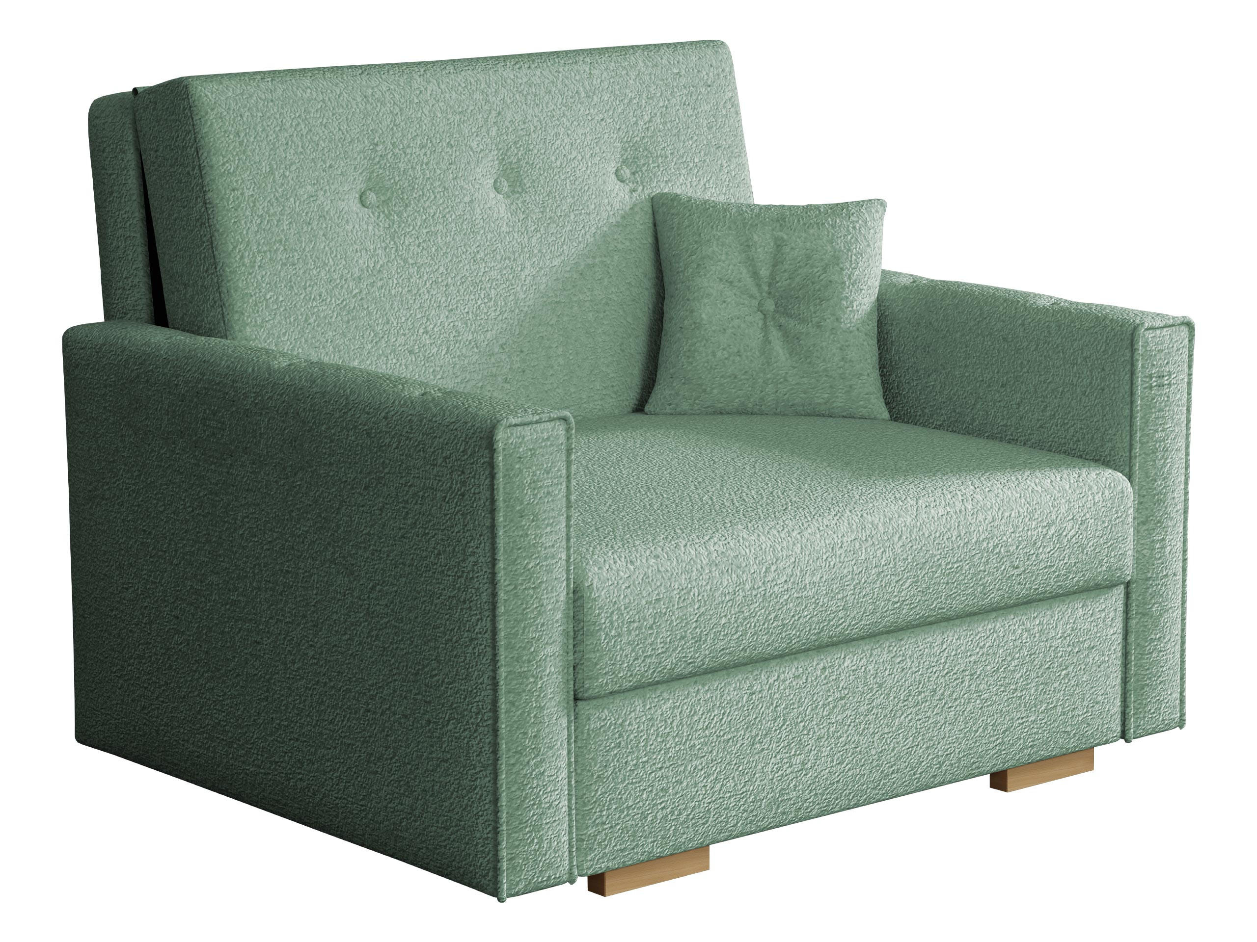 SCHLAFSOFA Viva Sonic I - Türkis/Schwarz, Holz/Textil (103/85/100cm) - MIRJAN24