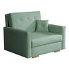 SCHLAFSOFA Viva Sonic I - Türkis/Schwarz, Holz/Textil (103/85/100cm) - MIRJAN24