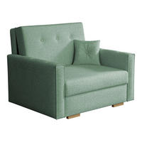 SCHLAFSOFA Viva Sonic I - Türkis/Schwarz, Holz/Textil (103/85/100cm) - MIRJAN24