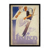 POSTER Ski Italien A4 Rahmenlos - Klar, Papier (29.7/5/21cm) - Nacnic