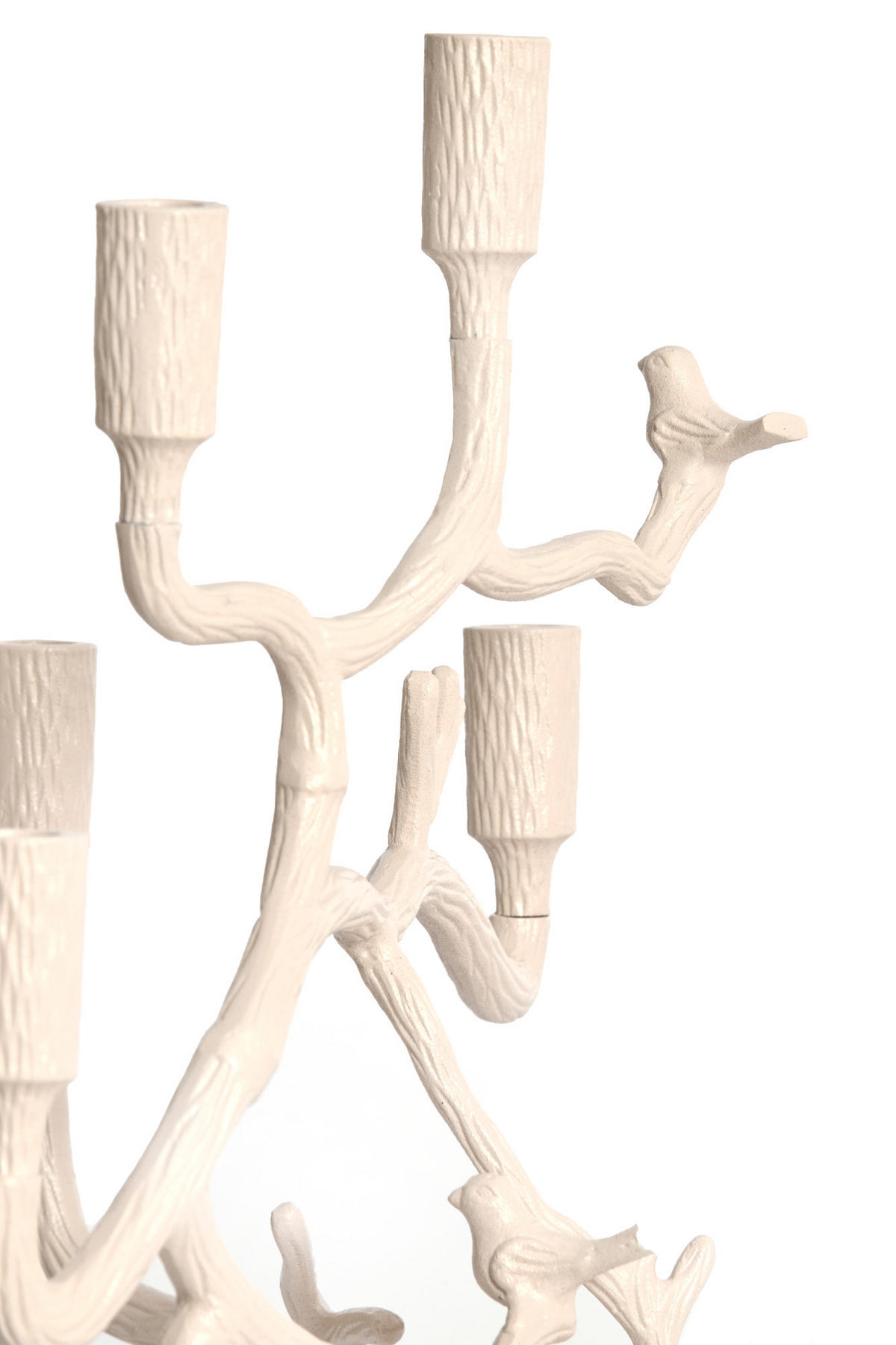 KERZENHALTER Jardia Weiß Ø60/70 cm - Weiß, Metall (35/70/60cm) - Light & Living