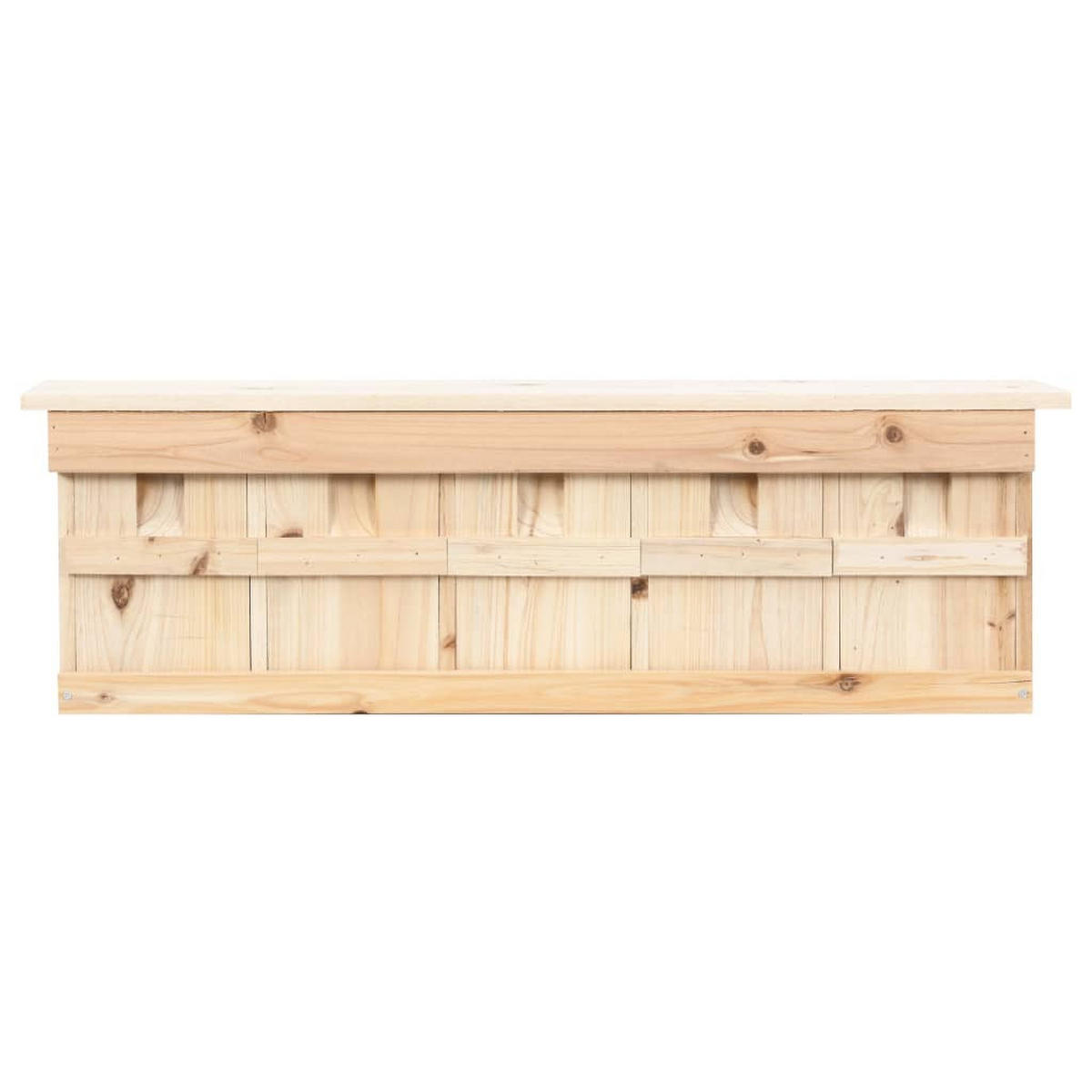 SPATZENHAUS 5-Fach 68/15/21 Cm Tannenholz - Braun, Holz (15/21/68cm) - vidaXL