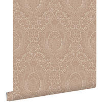 TAPETE Ornamente 50 x 900 cm - Pink, Papier (50/900cm) - ESTAhome