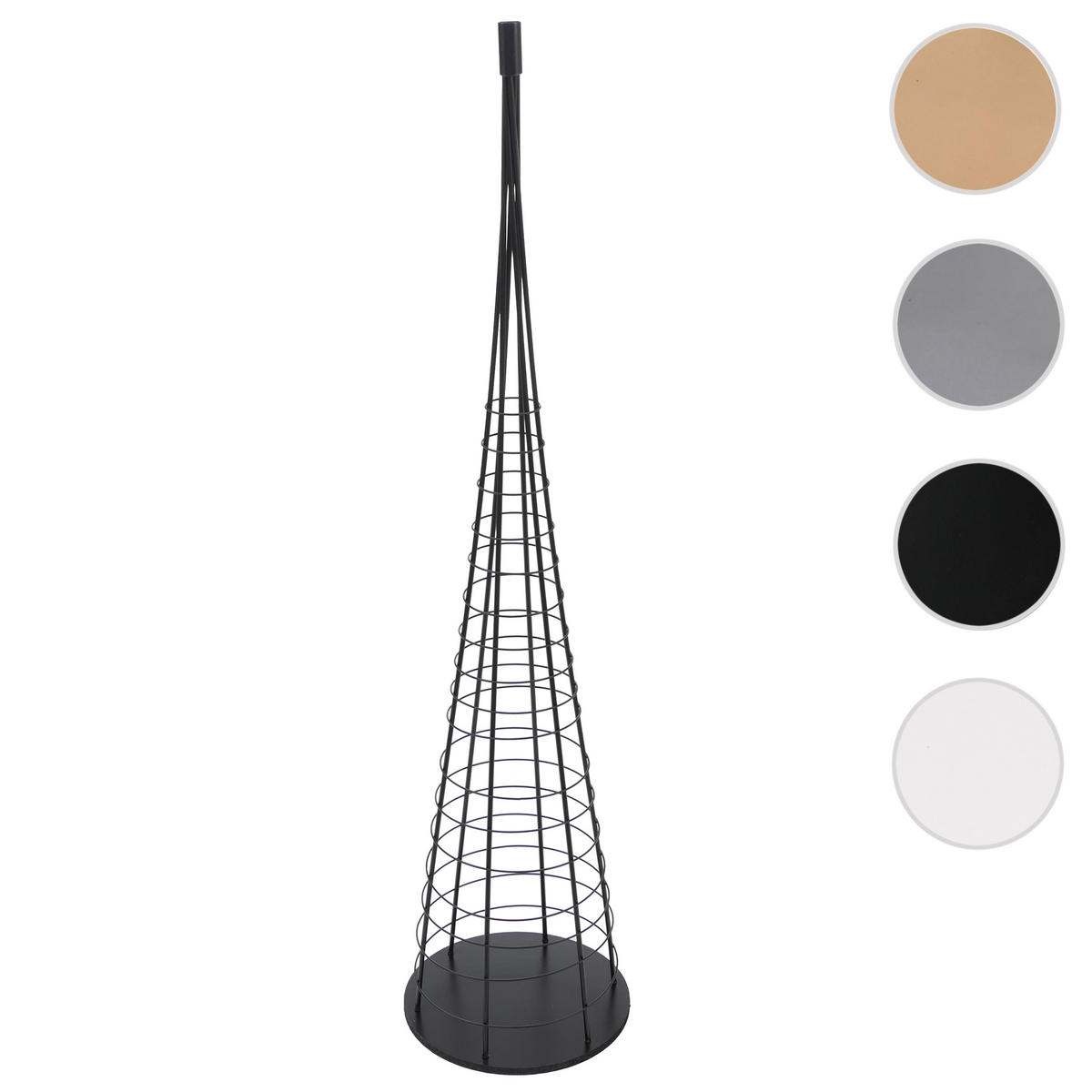 DEKO-BAUM Schwarz - Schwarz, Metall (38/160cm) - MCW