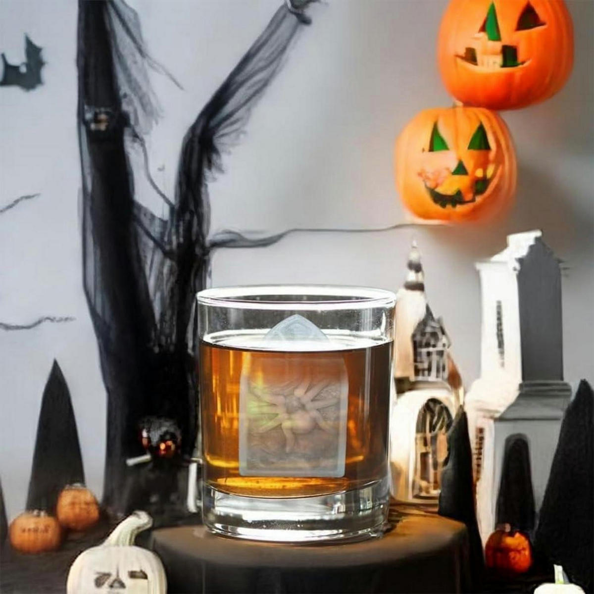 SILIKONFORM Grabstein Halloween 3D - Grau, Kunststoff