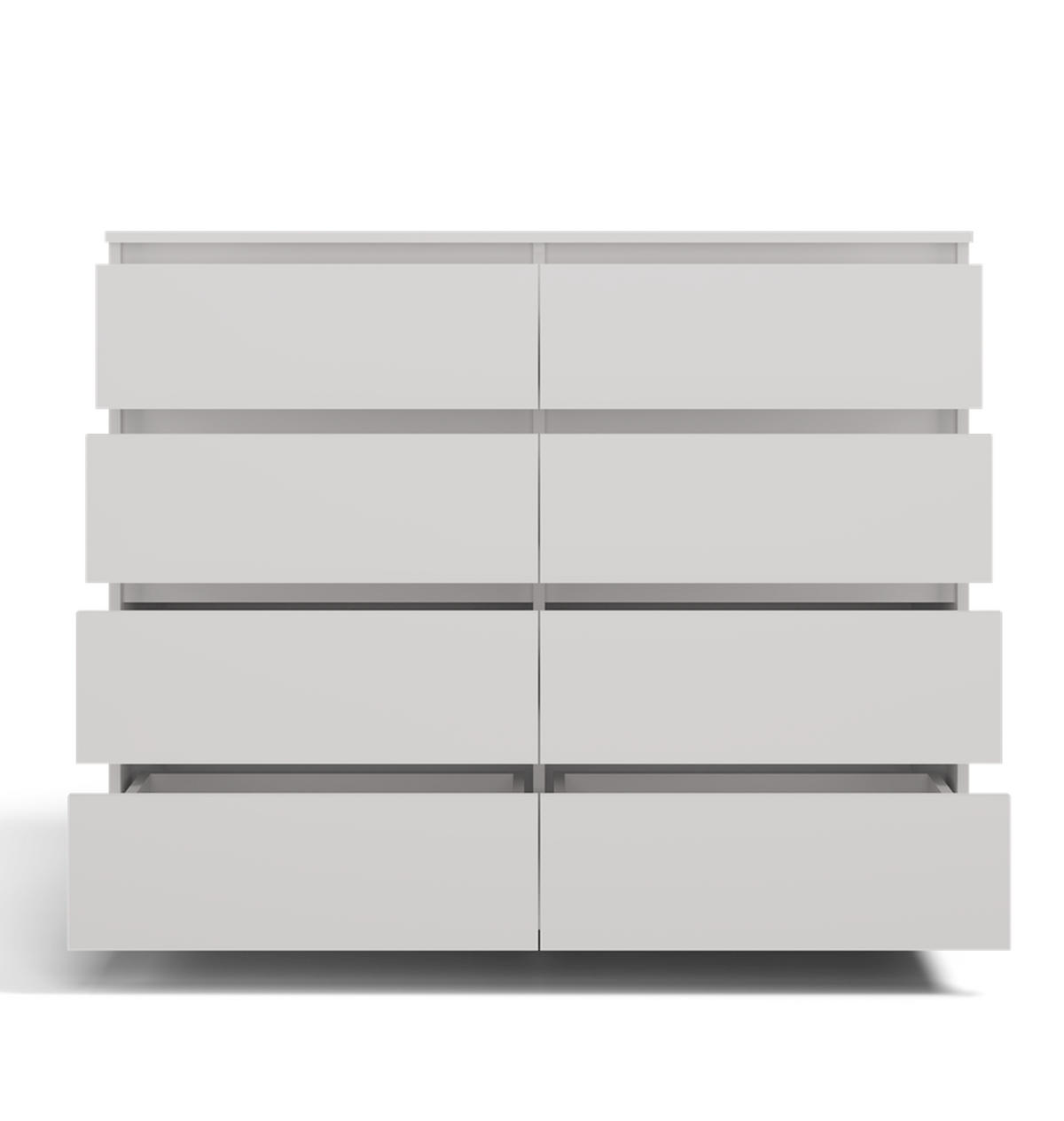 KOMMODE Weiß 120/97/40 - Weiß, Holzwerkstoff (120/97/40cm) - RAUMHIRSCH FURNITURE