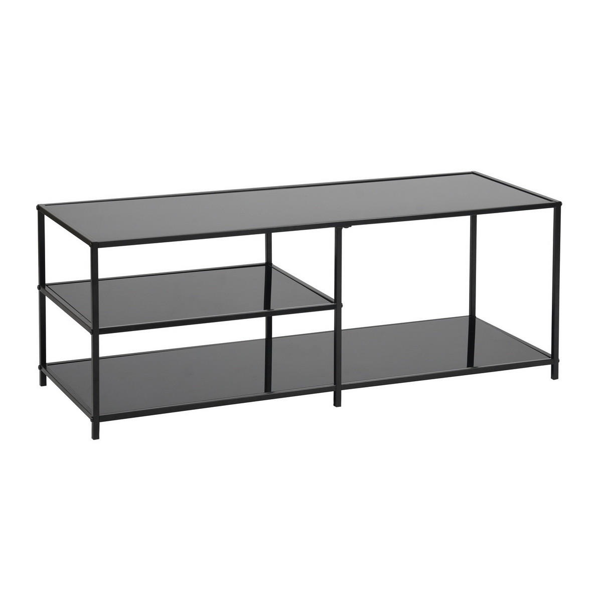 COUCHTISCH rechteckig Glas - Sonoma Eiche, Glas/Metall (110/40/42cm) - Urban Meuble