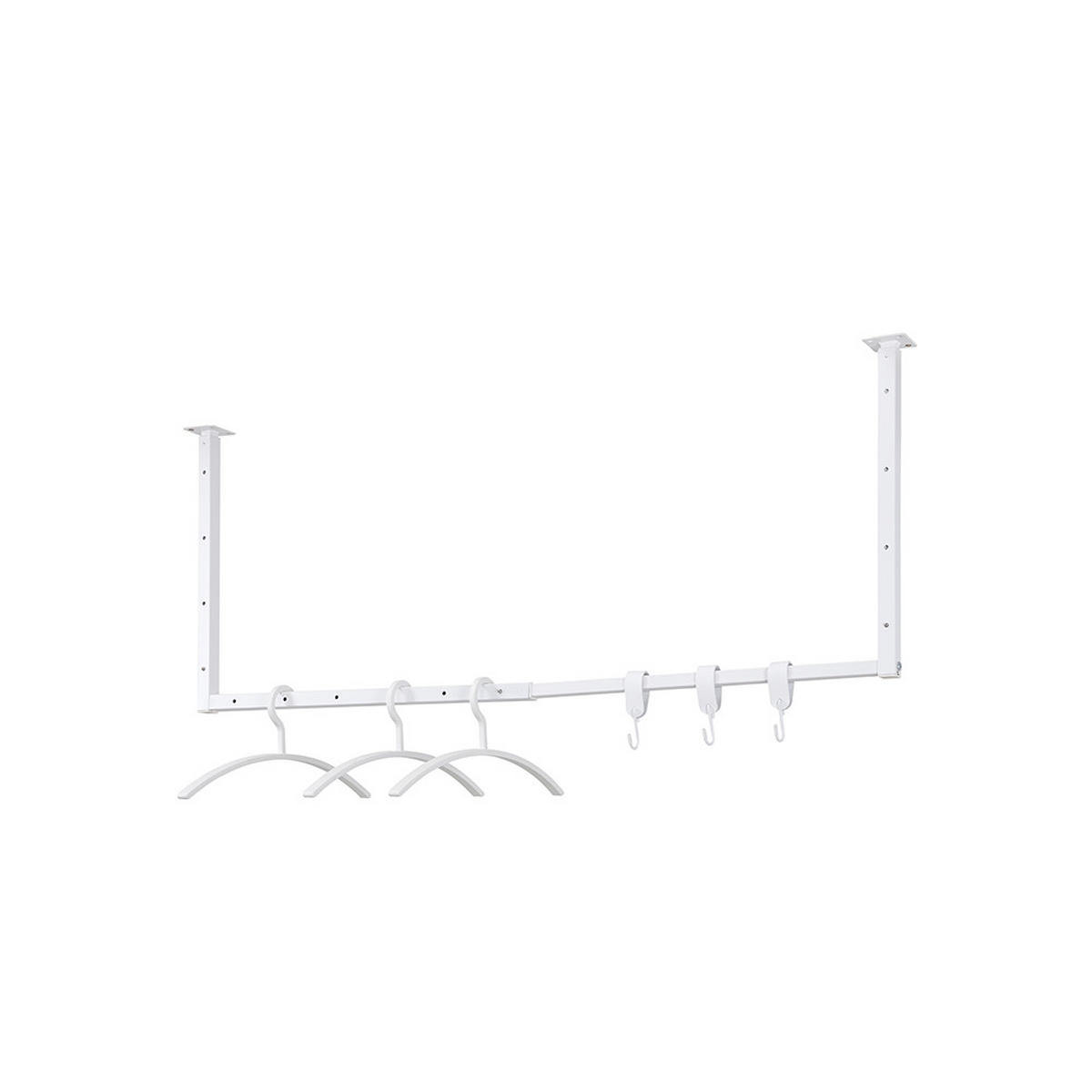SWAY - Weiß - Weiß, Metall (3/80/120cm) - Home Deluxe