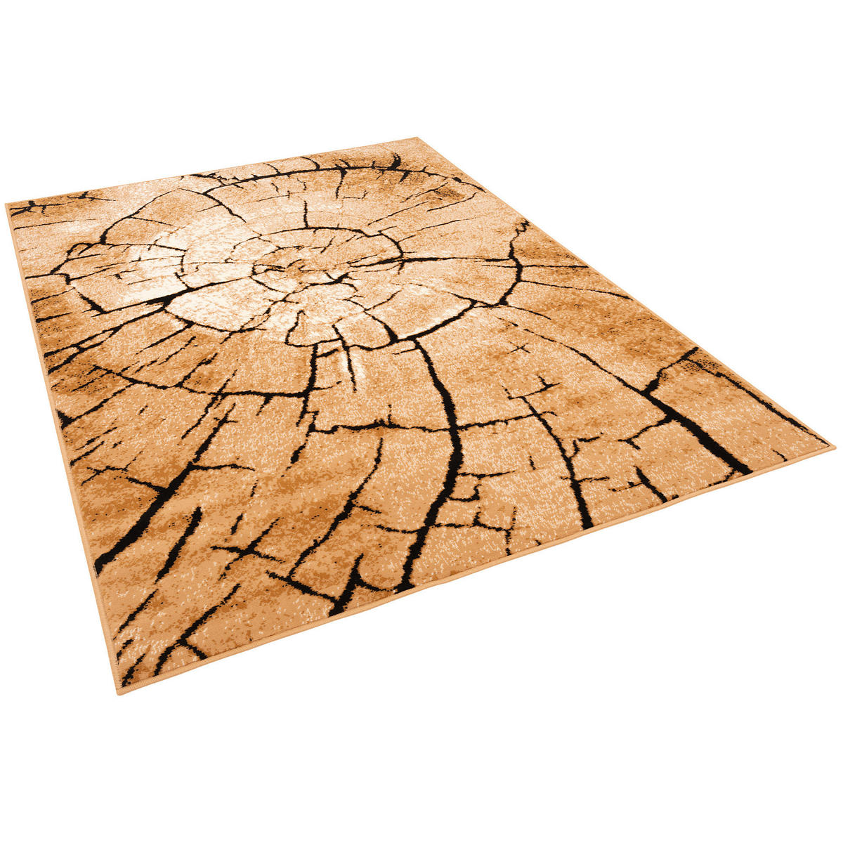 MODERN DESIGNER VELOURS TEPPICH SAMBA - Beige, Textil (80/150cm) - Pergamon