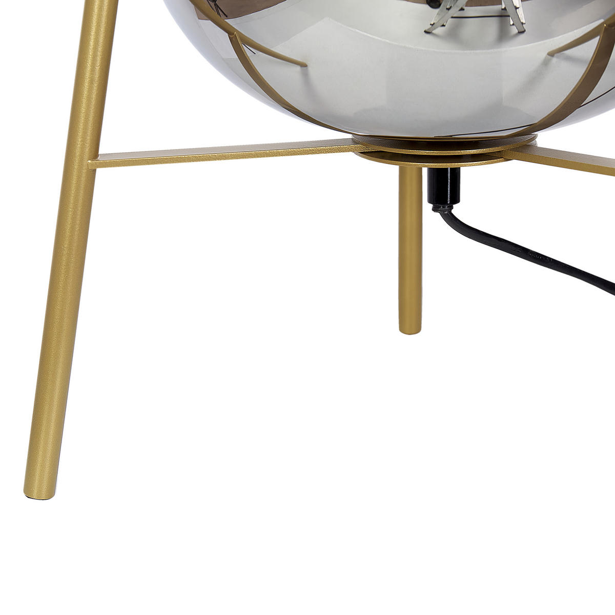 TISCHLAMPE Mena 55/55/44 cm - Goldfarben, Metall (55/55/44cm) - Beliani