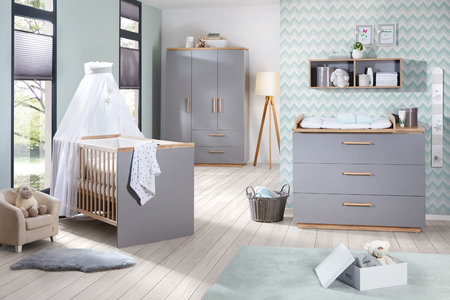 Babymöbel & Babyzimmerserien | Praktische Babymöbel mit Stil Babykleiderschrank, Isolde, Babyzimmer | Baby regale
