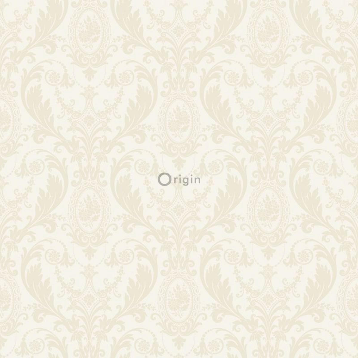 TAPETE Ornamente 53 cm x 10.05 m - Weiß, Papier (53/1000cm) - Origin Wallcoverings