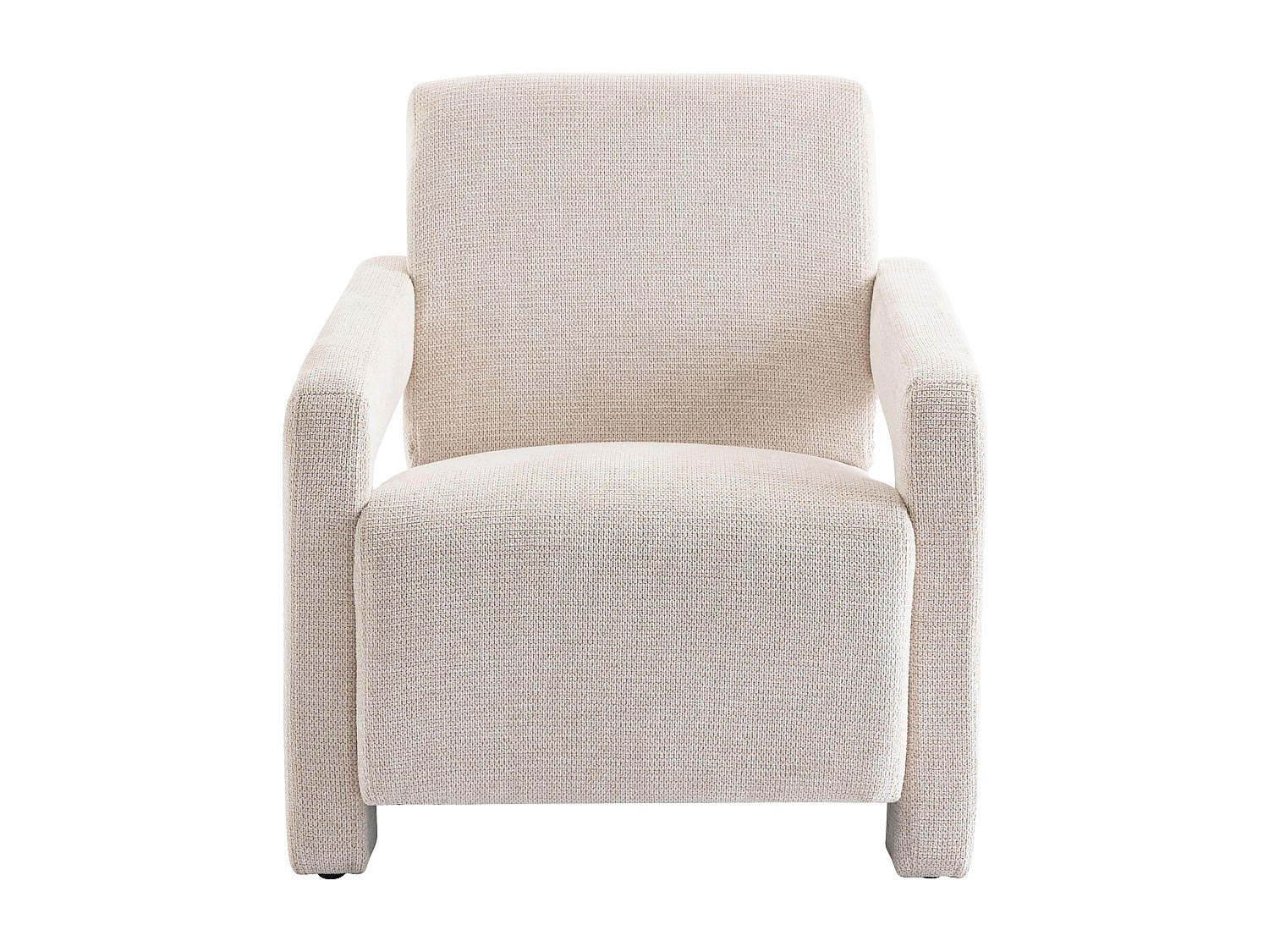 SESSEL mit gerader Rückenlehne - 1 Person - stoff - beige Isparta - Beige, Textil (65/71/83cm) - Vente-Unique
