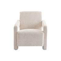 SESSEL mit gerader Rückenlehne - 1 Person - stoff - beige Isparta - Beige, Textil (65/71/83cm) - Vente-Unique
