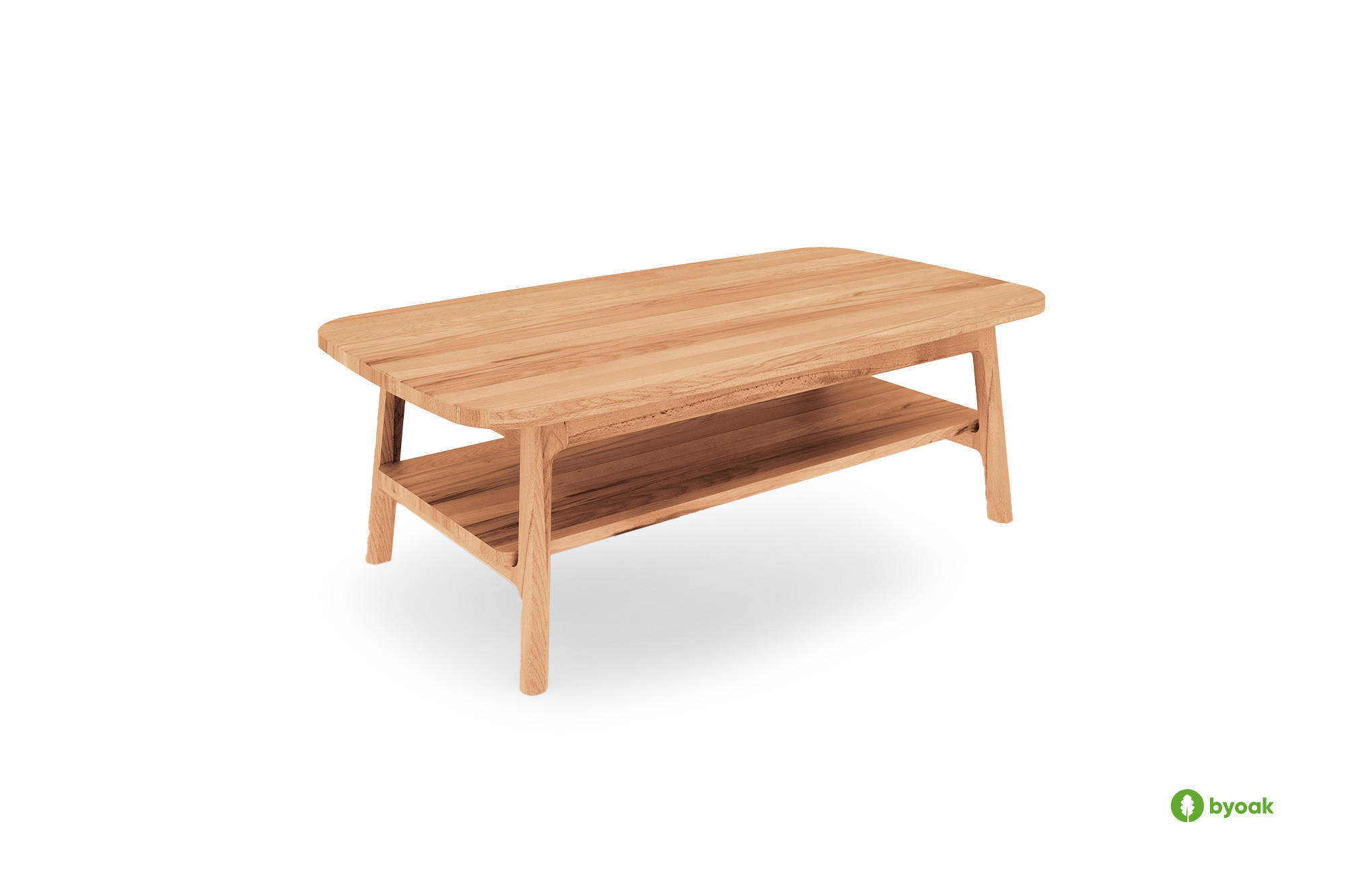 KAFFETISCH PAUL Kernbuche - Kernbuche, Holz (100/60/42cm) - byoak