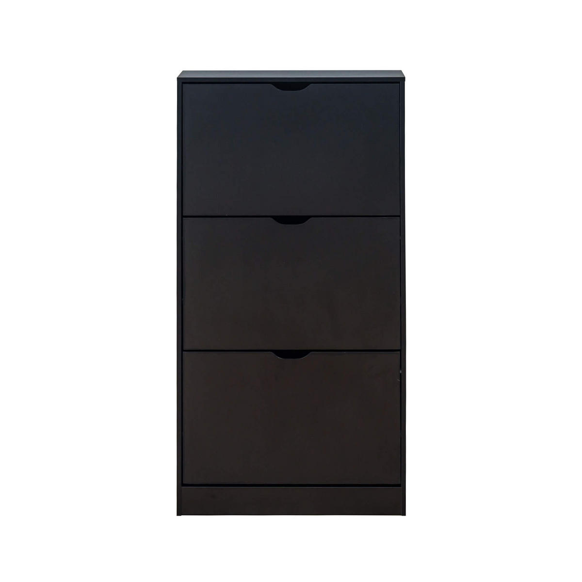 SCHUHSCHRANK Braun 60/23/119 cm - Schwarz, Holzwerkstoff (60/119/23cm) - Mobili Rebecca