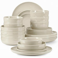 KOMBISERVICE VICTO 6 Personen 24-tlg - Beige, Keramik (27/2/27cm) - KONSIMO®
