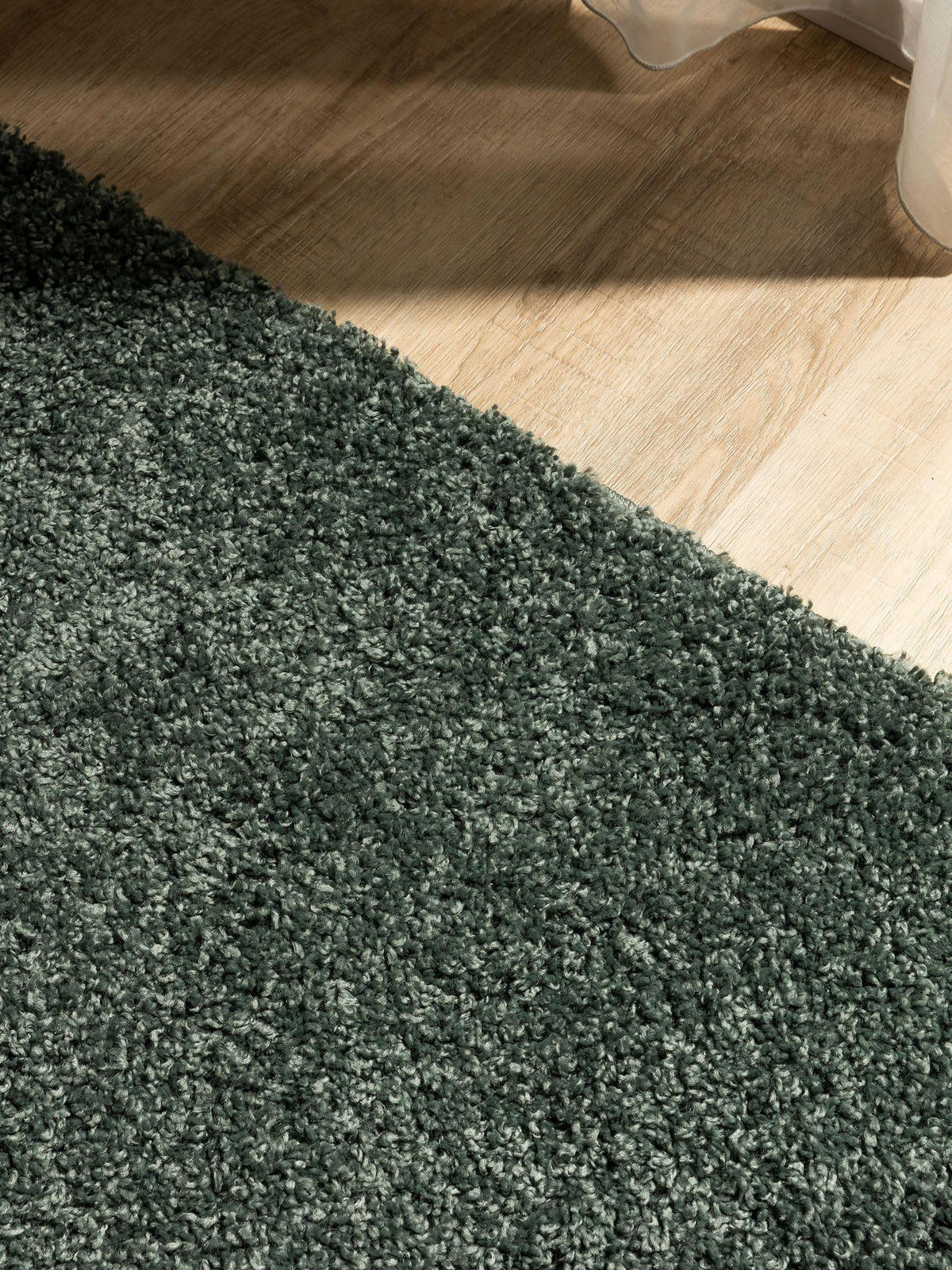 HOCHFLORTEPPICH Soho Hellgrün 60x120 cm - Hellgrün, Kunststoff (60/120cm) - benuta