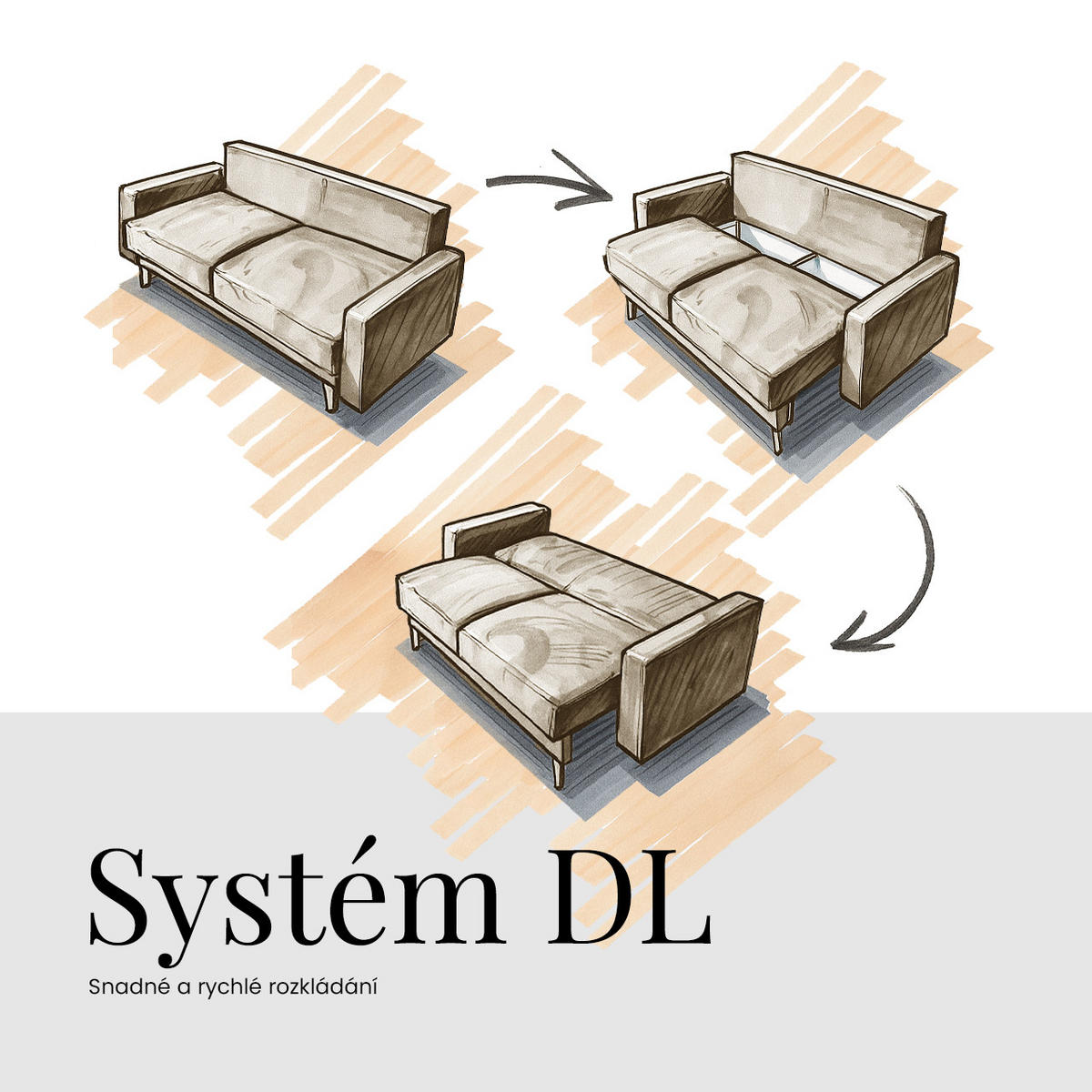 WOHNLANDSCHAFT TRENTINO U Beige Velvet - Beige/Schwarz, Textil (334/91/163cm) - MKS