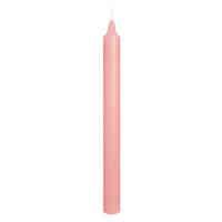 MARBLE Leuchterkerzen durchgefärbt Soft Pink 250 x 22 mm, 20er Set - Pink, Paraffin (2.2/25/25cm) - Wiedemann Kerzen