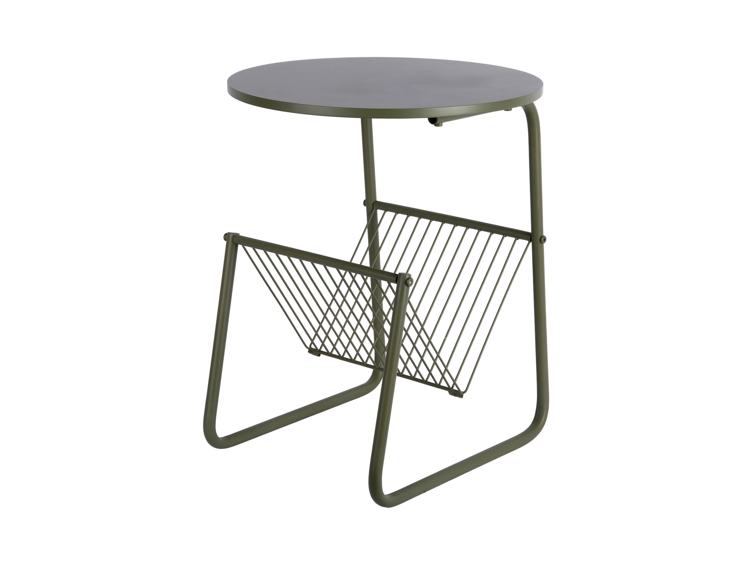 BEISTELLTISCH Riqueza - Grün - 40/40/49 cm - Grün, Metall (40/40/49cm) - Leitmotiv