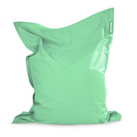 RIESEN-SITZSACK "Square" 140x180cm 380 L - Mintgrün, Textil (140/25/180cm) - Green Bean