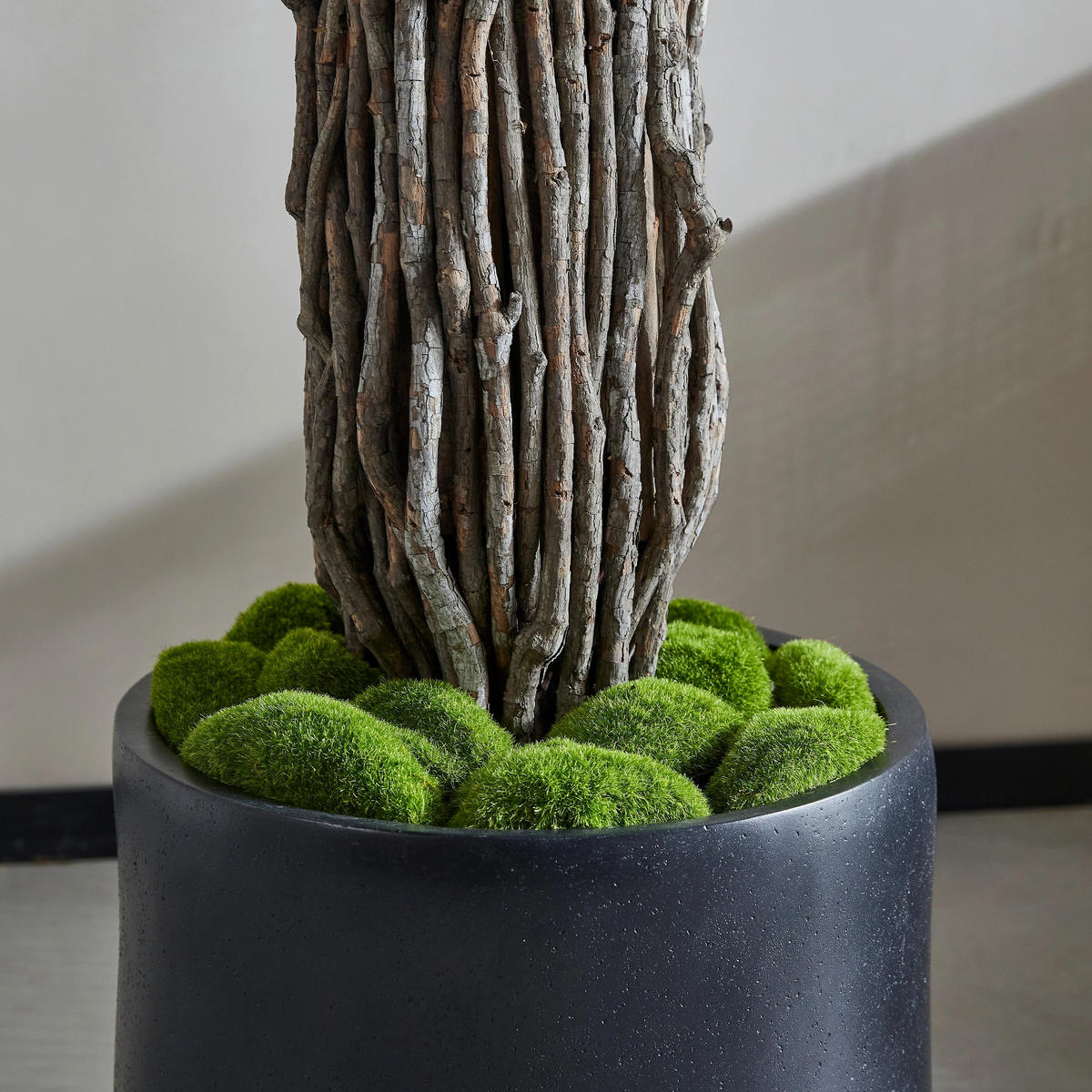 KUNSTBAUM Künstlicher Ficus – Amadior 180 cm - Grün, Kunststoff (180cm) - aplanta