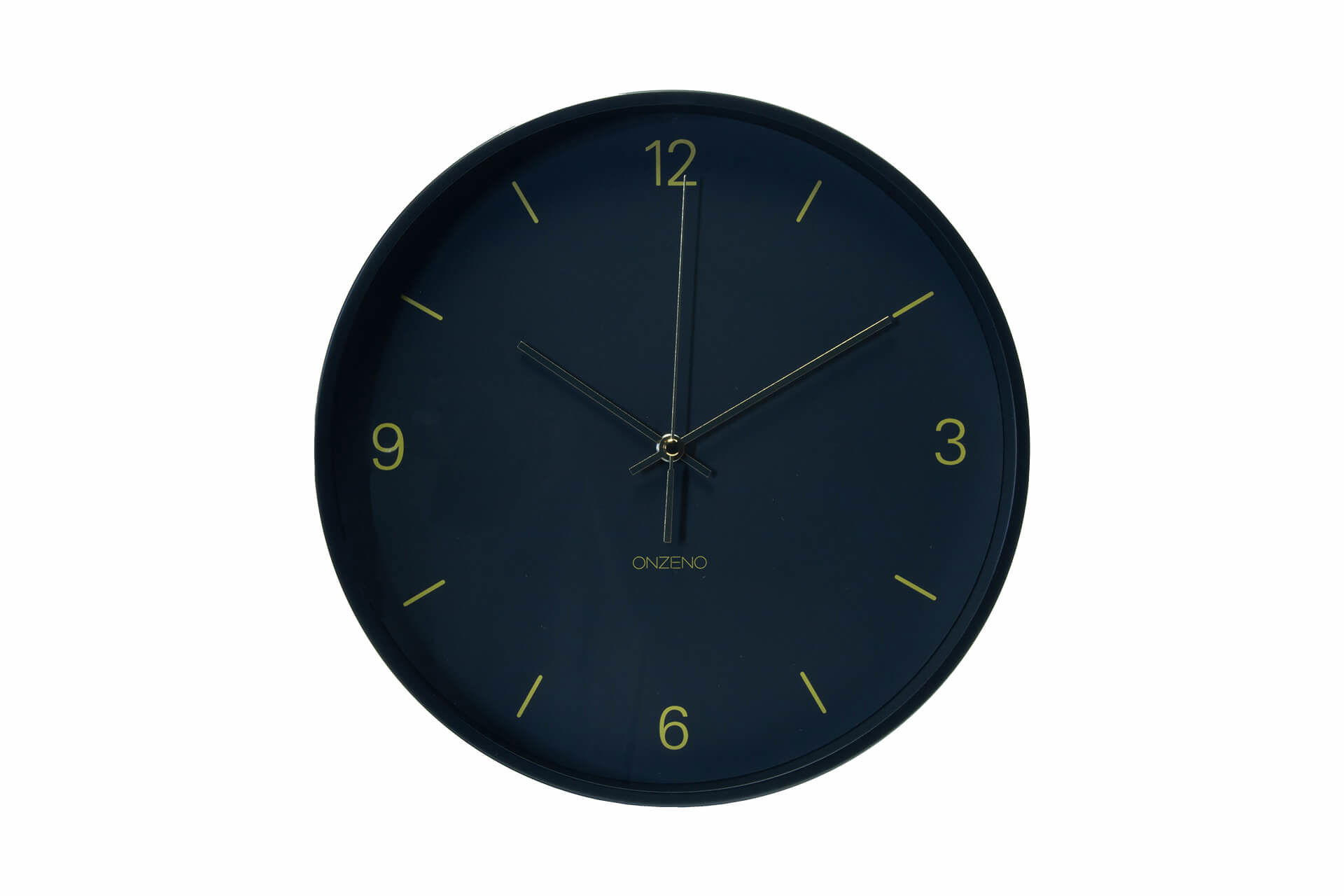 WANDUHR Design Blau 30/30 cm - Blau, Glas (0.9/30/5cm) - ONZENO