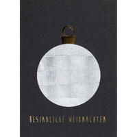 WEIHNACHTSKARTE - Zen Papier "Besinnliche Weihnachten" - Naturfarben, Naturmaterialien (10.5/14.8cm) - Lykke & You